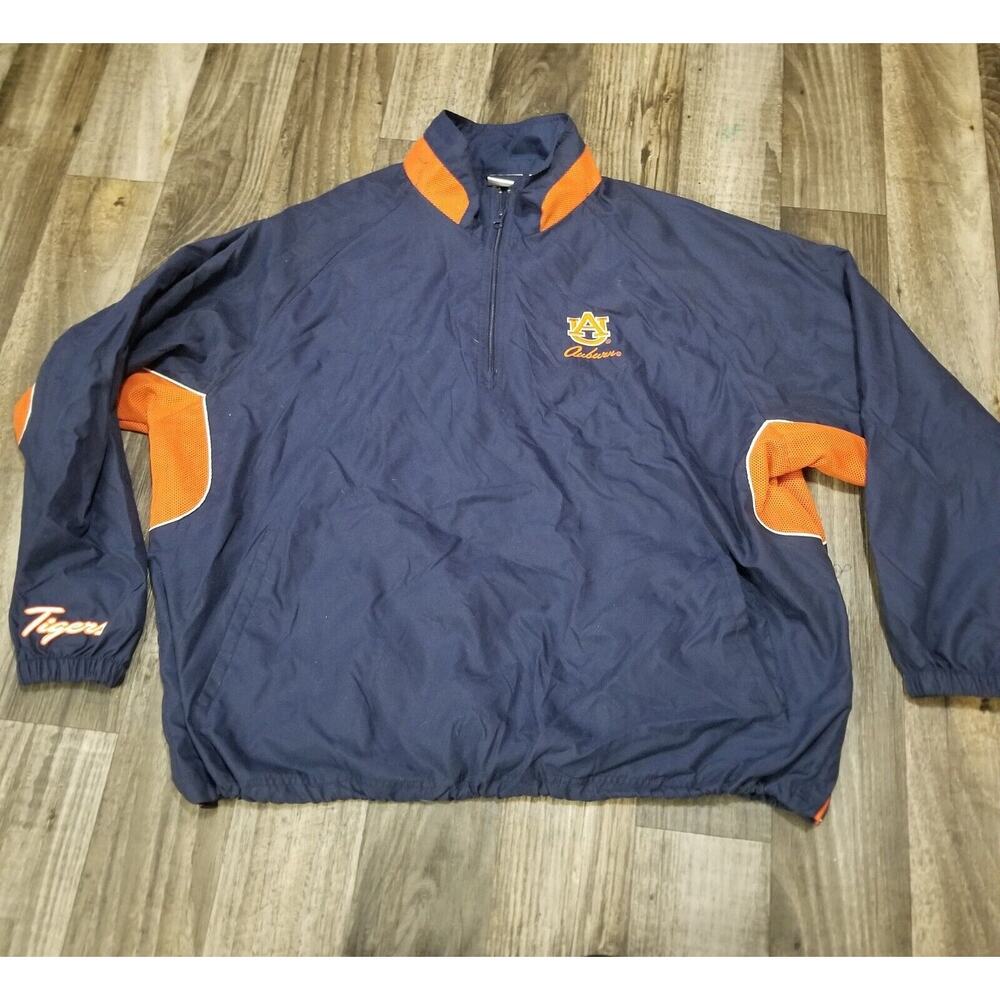 Vintage Alabama Auburn Tigers War Eagle‎ Red Oak Sportswear Windbreaker 90s XXL